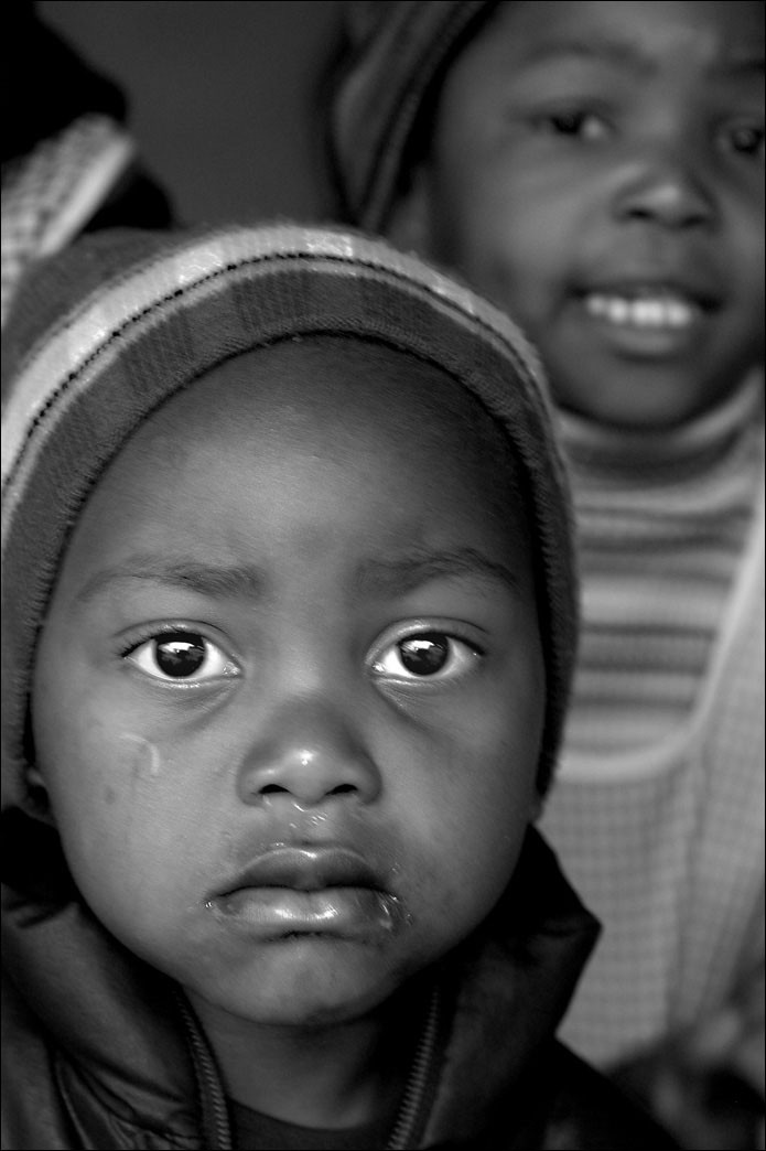 krauskopf Mosambik, Aidswaisenkinder